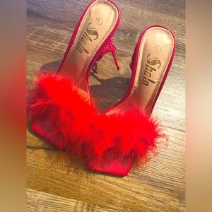 Red women’s heels